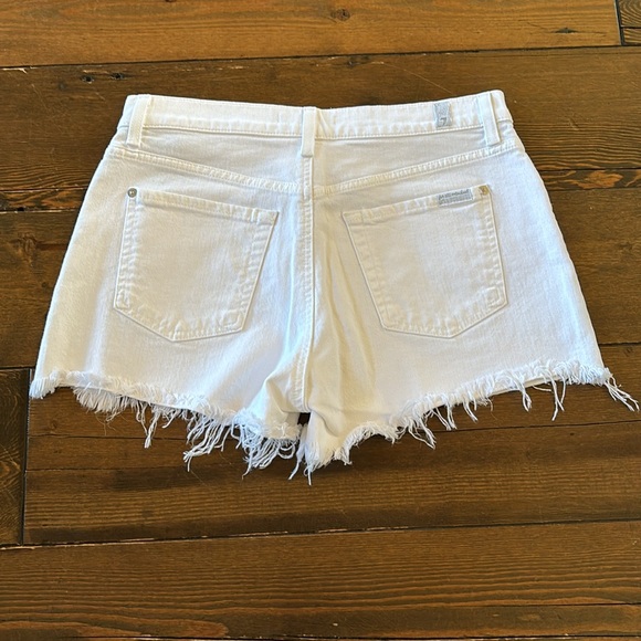 7 For All Mankind Mid Rise Shorts - Picture 2 of 3